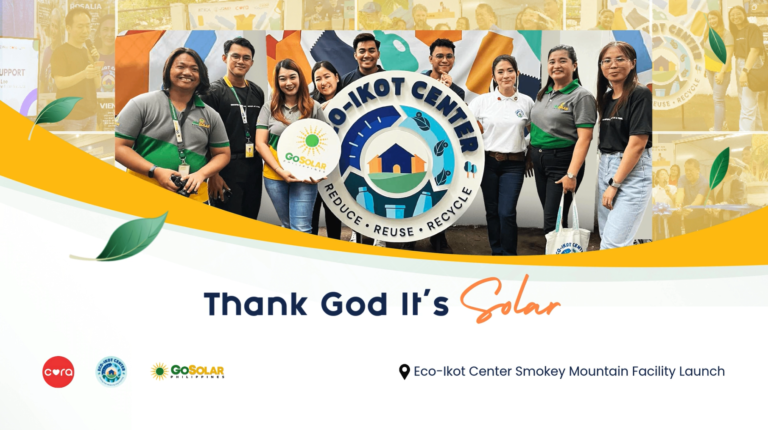 Thank God It’s Sustainable, Thank God It’s Solar! GoSolar Philippines and CORA Unite for a Greener Future