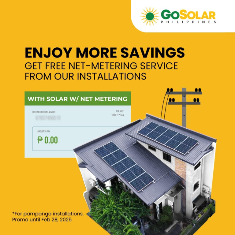 FREE Net-Metering Service for Pampanga January closed installs